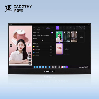 CADOTHY High-Definition Touch-Sensitive 14.1-Inch Hd Monitor with Hd Lcd Display & Hd Ips Touchscreen Wired Director Screen for Professional Use