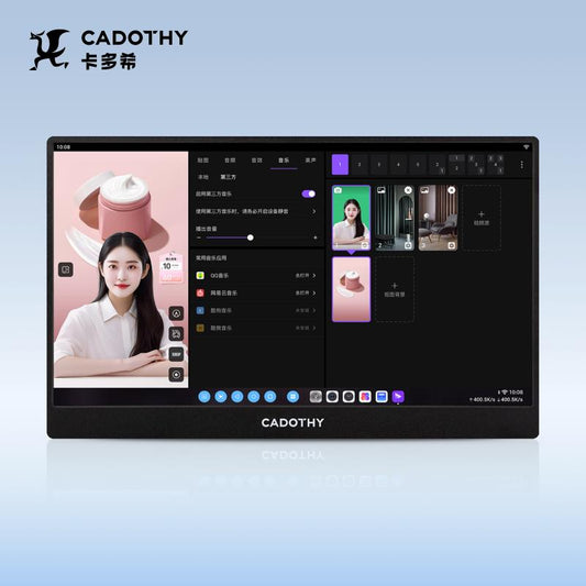 CADOTHY High-Definition Touch-Sensitive 14.1-Inch Hd Monitor with Hd Lcd Display & Hd Ips Touchscreen Wired Director Screen for Professional Use